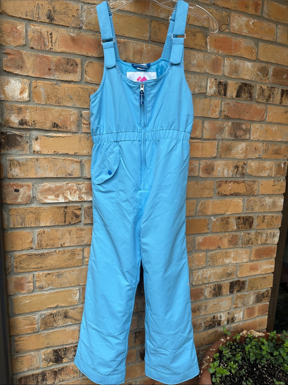 Obermeyer Snoverall Pants, Aegean Blue, Girls 8, like new
